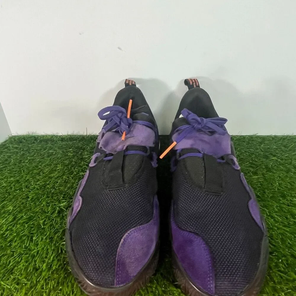 Adidas Men's Trae Young 1 ‘Black Team College Purple’ Sneakers Size 12 - Picture 4 of 9